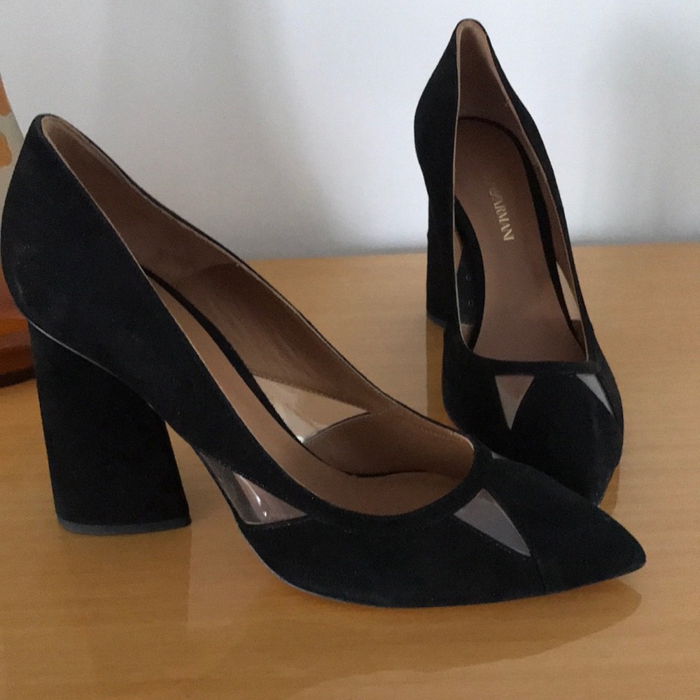 Emporio Armani Suede Heel